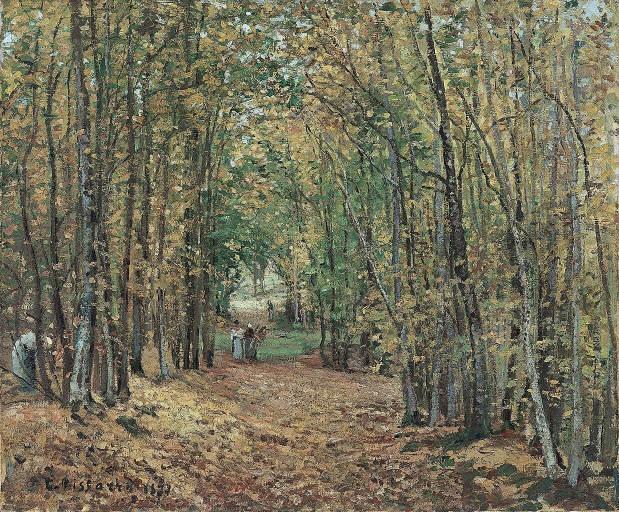 Vicolo nel parco di Marly - Museo Thyssen, Bornemisza, Madrid